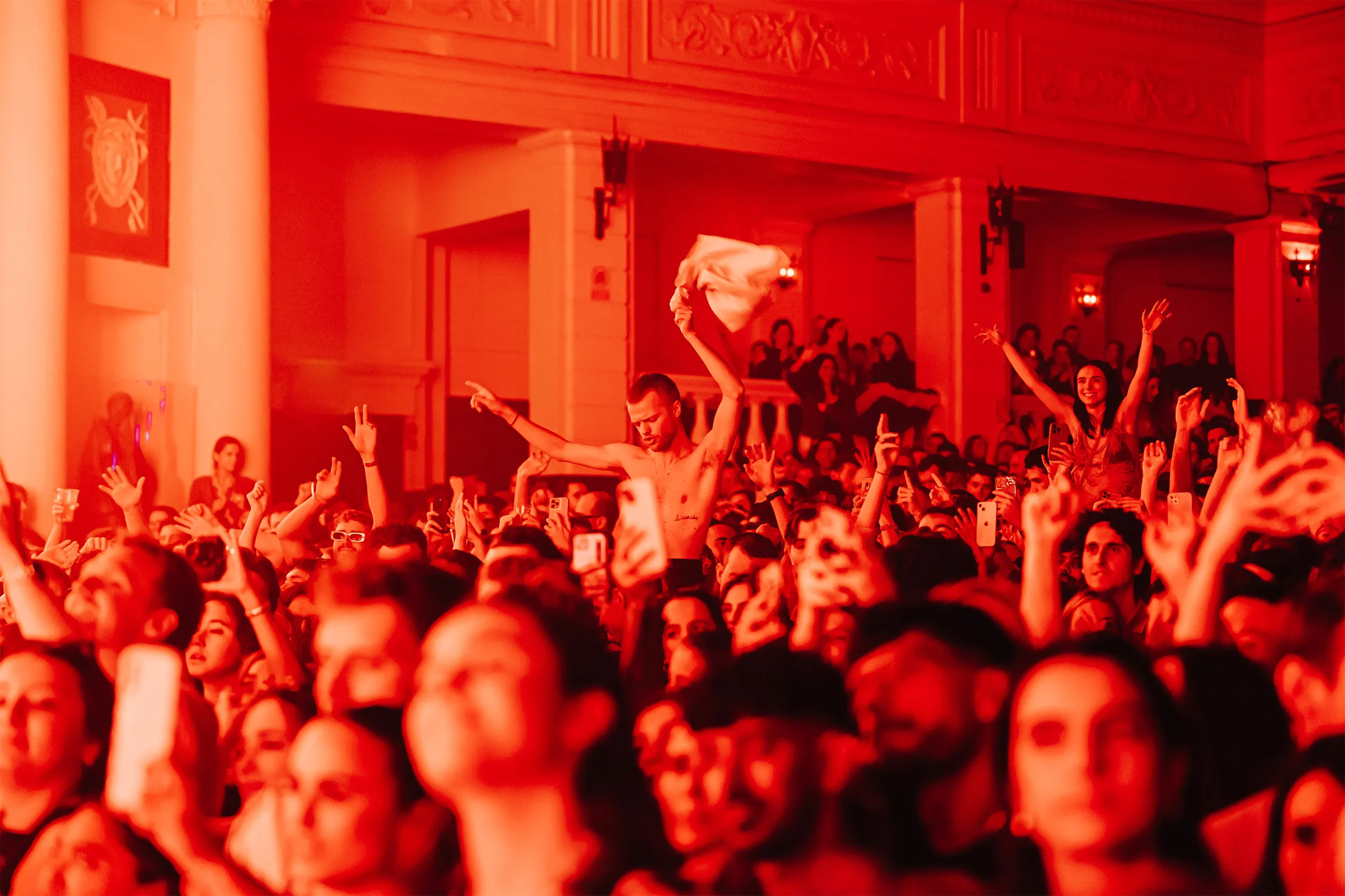Crowd at a Barry Can't Swim show