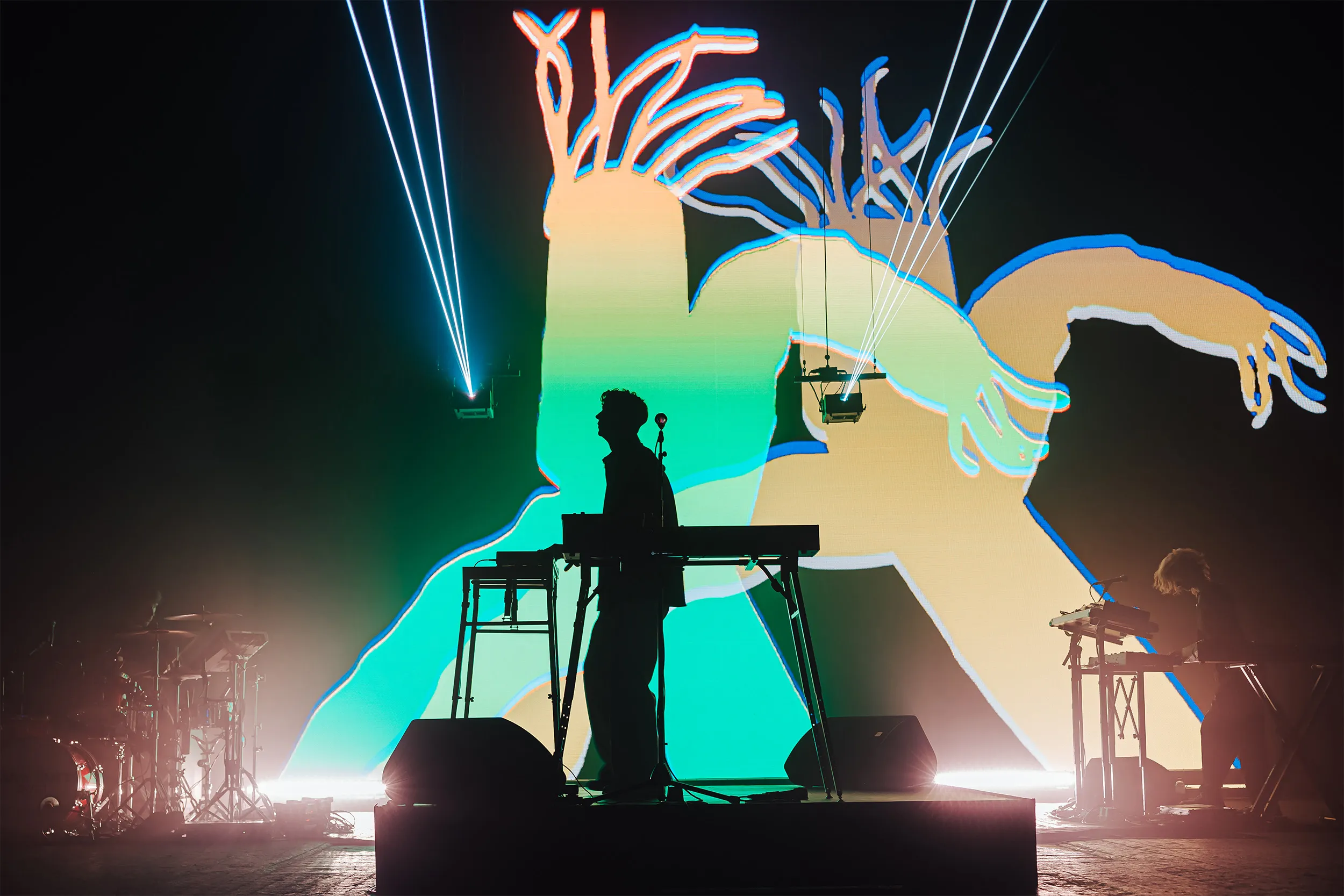 Barry Can't Swim, live visuals