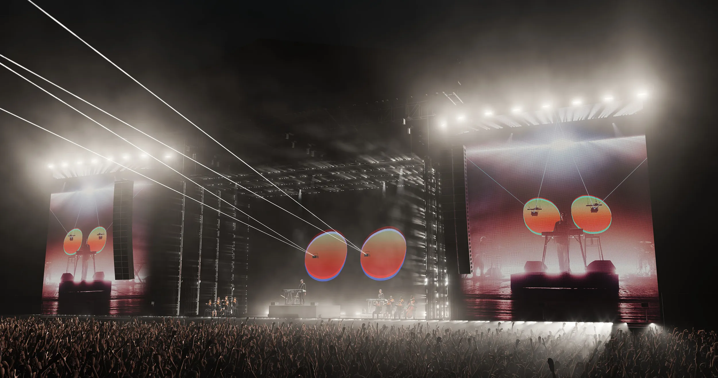 All Points East render, visuals