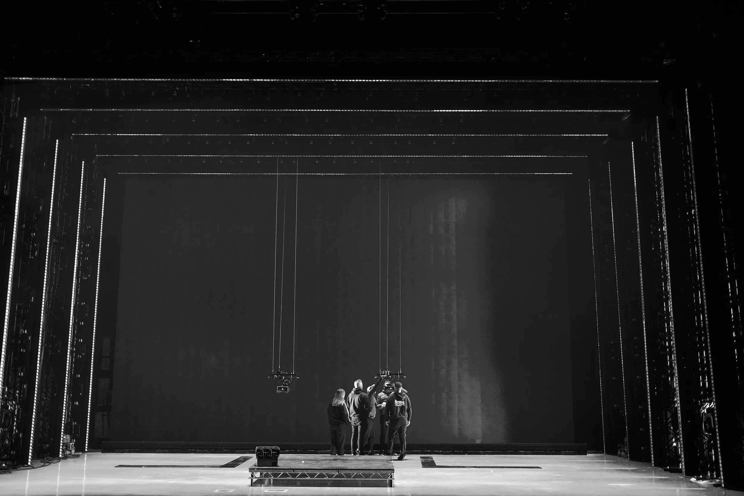 Rehearsals on stage