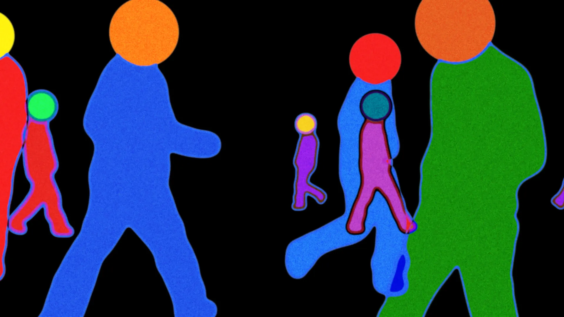 Show visuals, hand-animated style