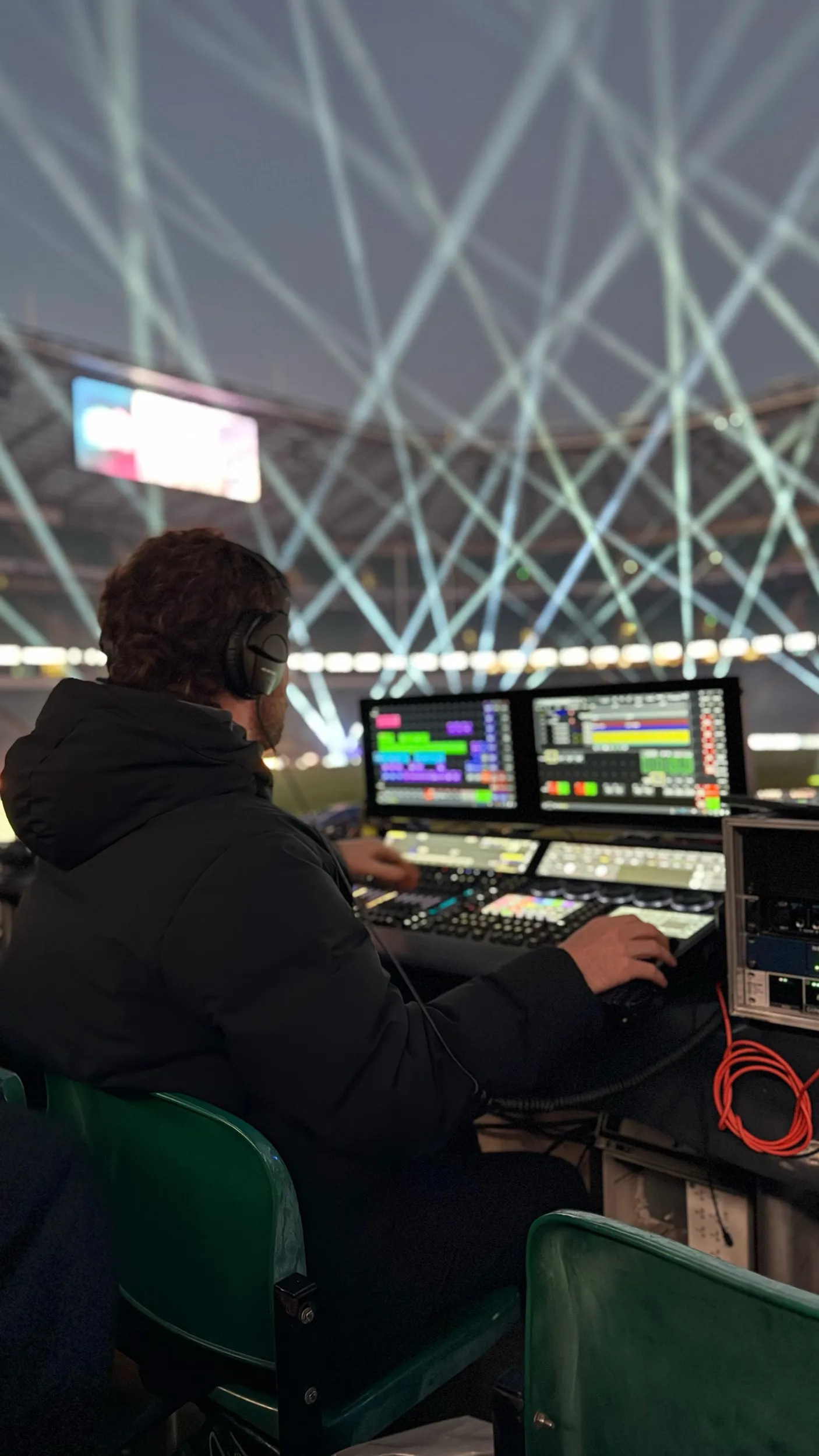 Programming lighting and lasers for Big Game 17