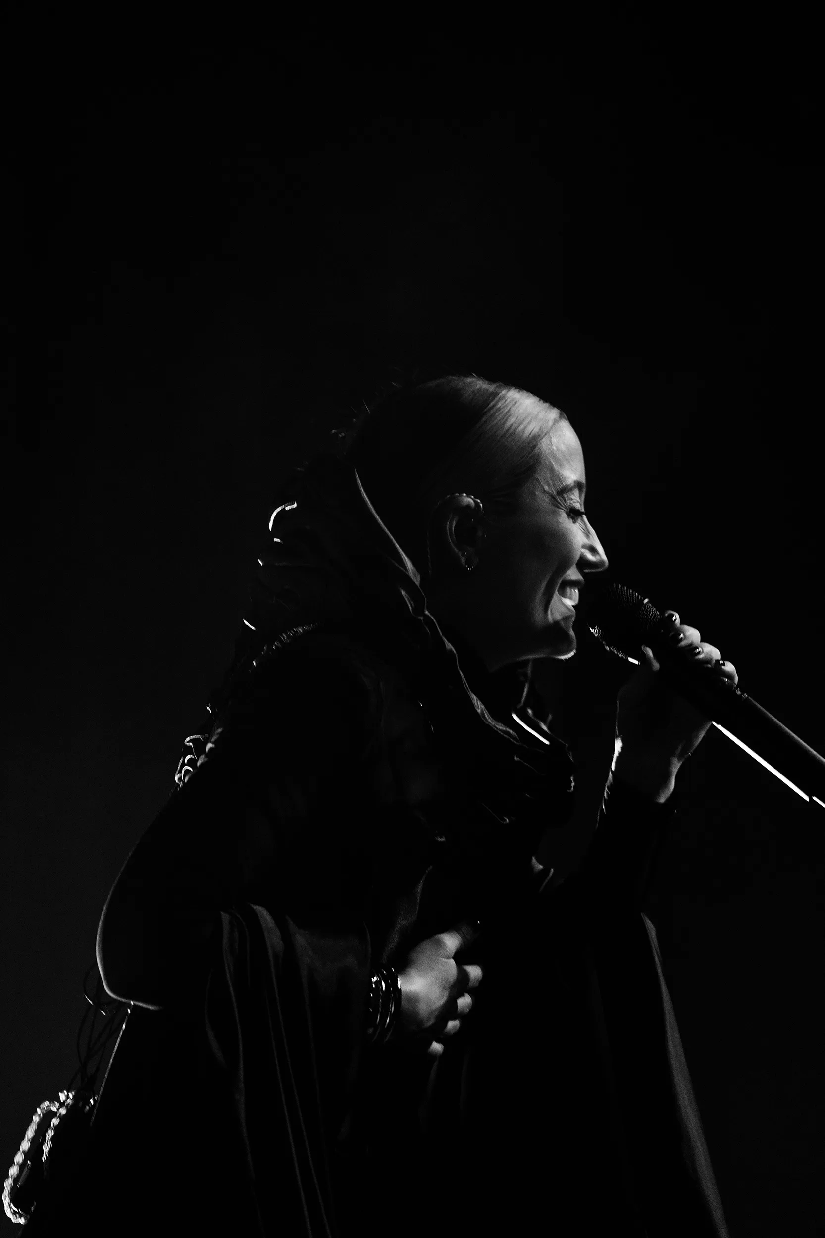 Hayla performing live