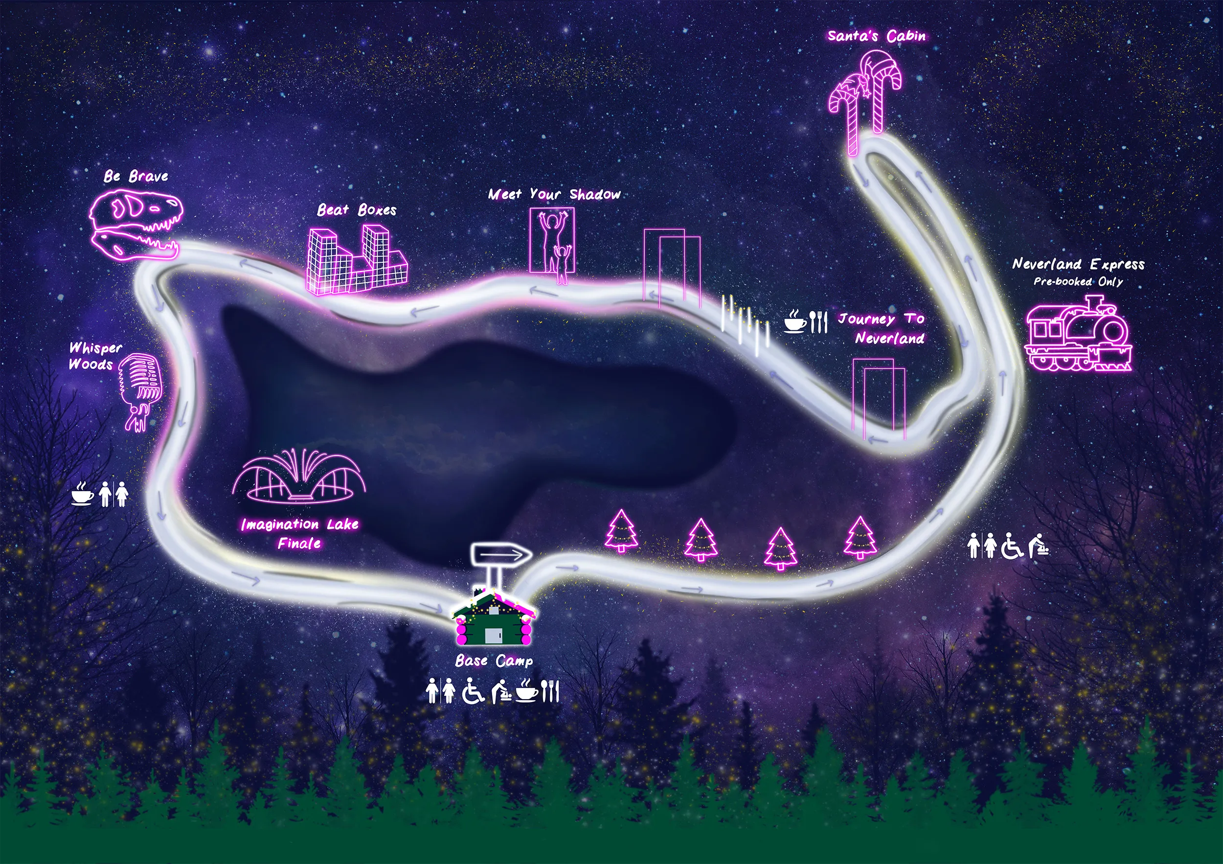 Illuminova route map, 2022
