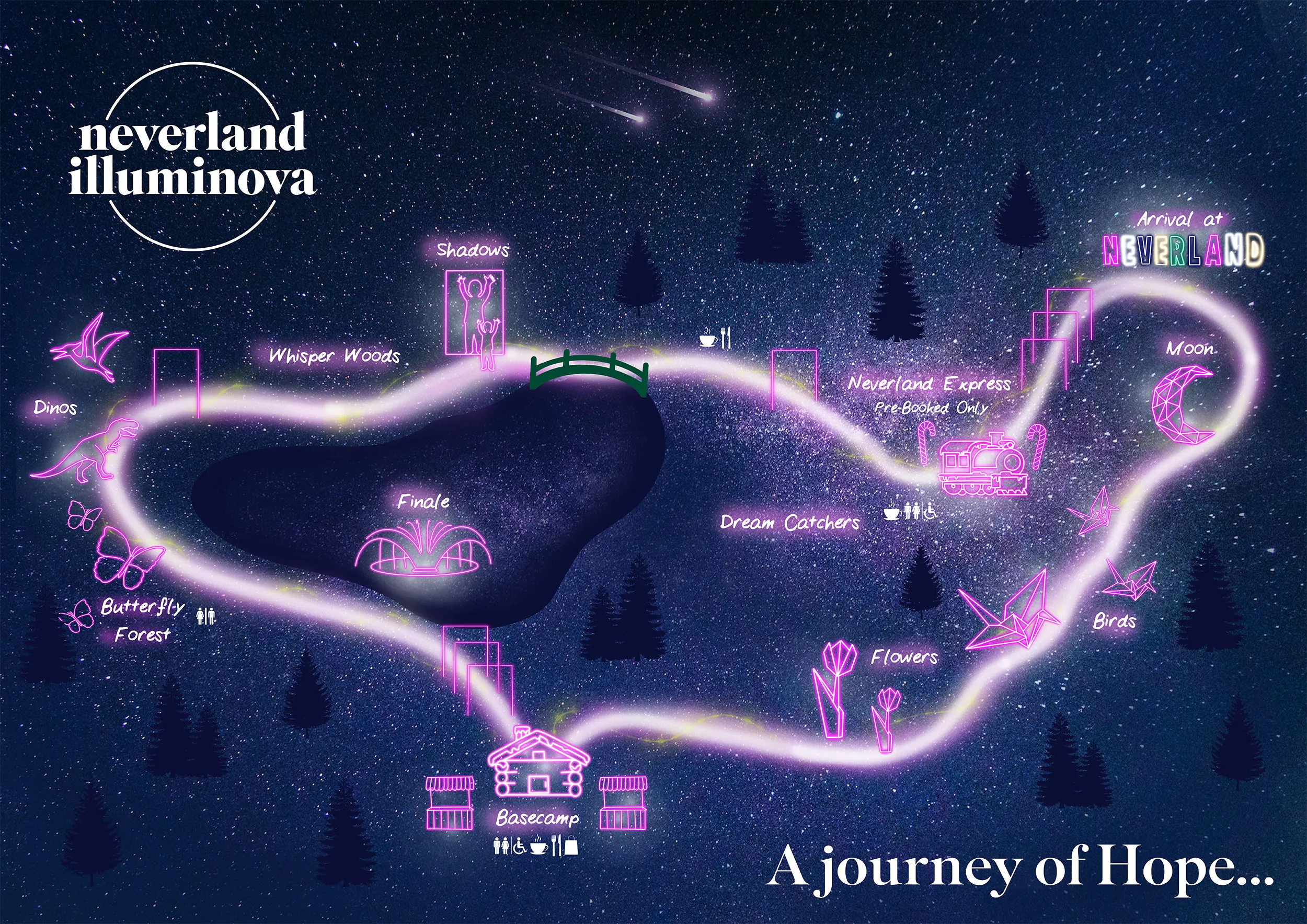 Illuminova route map, 2023