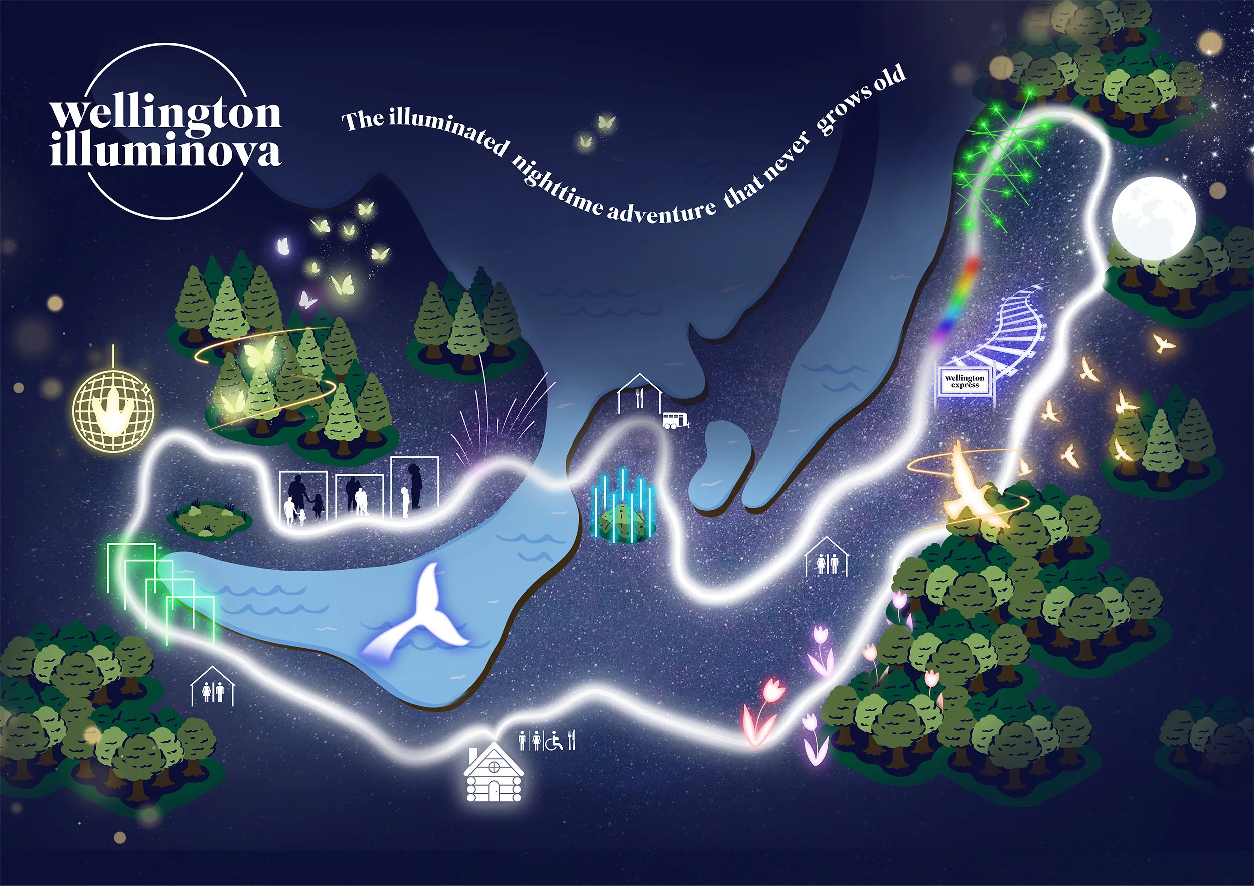 Illuminova route map, 2024